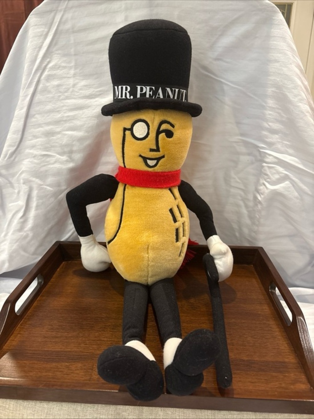 Vintage Mr. Peanut Plush ~1991